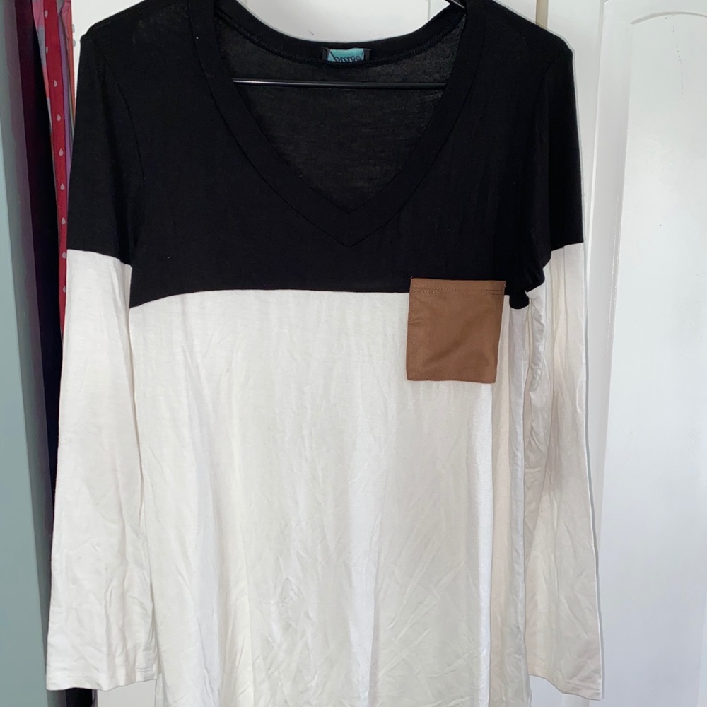 Piace boutique color block long sleeve